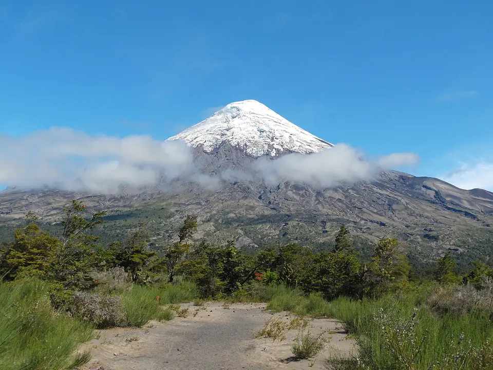 Volcán Osorno en el Parque Nacional Vicente Pérez Rosales